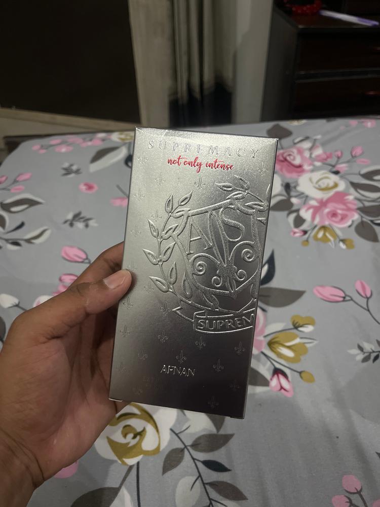 Afnan Supremacy Not Only Intense Extrait de Parfum for Men - Customer Photo From Arpit bangar