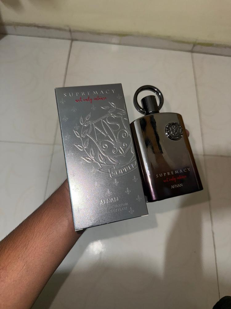 Afnan Supremacy Not Only Intense Extrait de Parfum for Men - Customer Photo From Ashwin Thakur