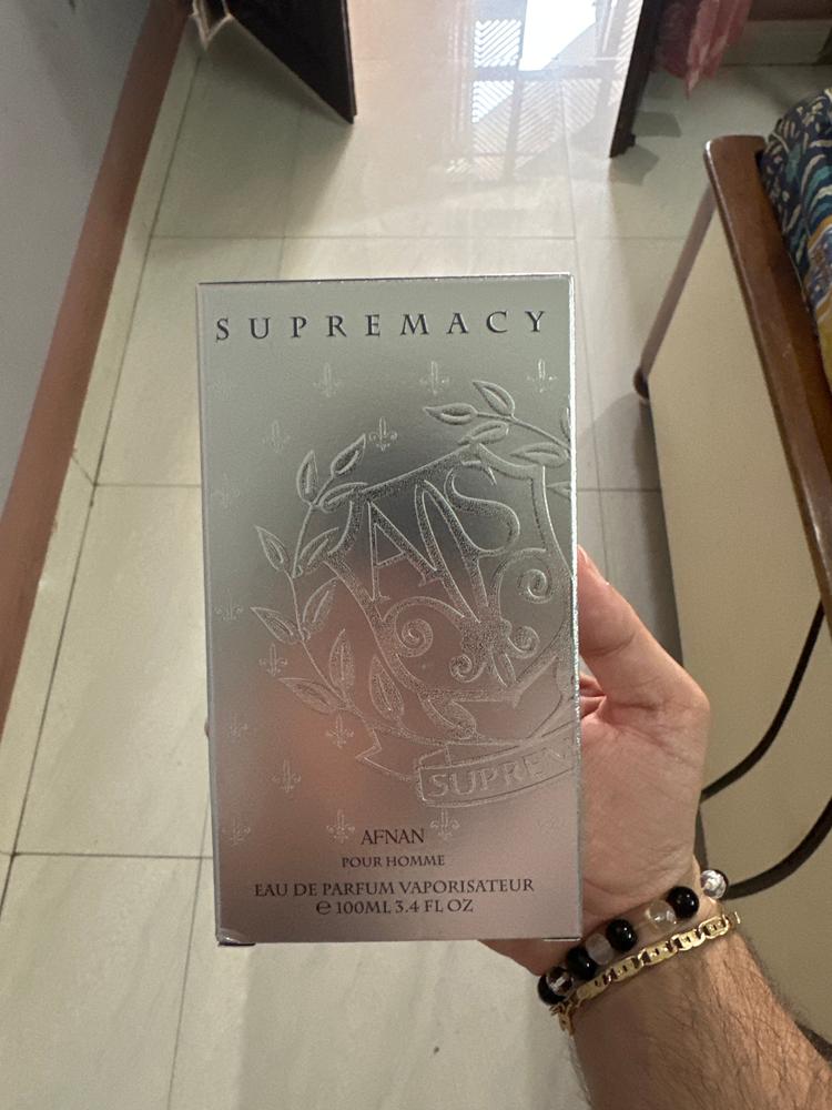 Afnan Supremacy Silver Eau de Parfum for Men - Customer Photo From Sarthak Khanna