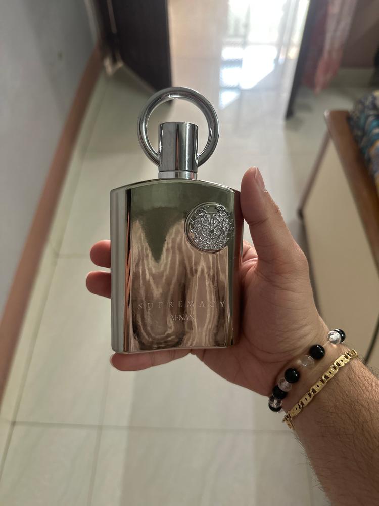 Afnan Supremacy Silver Eau de Parfum for Men - Customer Photo From Sarthak Khanna