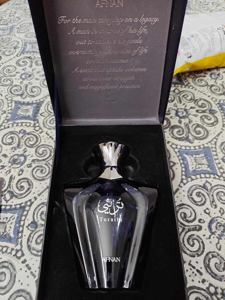 Afnan Turathi Blue Pour Homme Eau de Parfum for Men - Customer Photo From Nikarsh