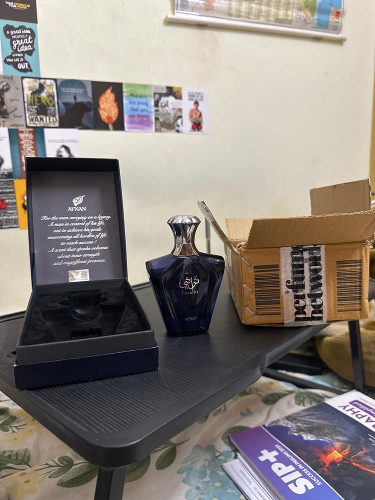 Afnan Turathi Blue Pour Homme Eau de Parfum for Men - Customer Photo From M.Chetan