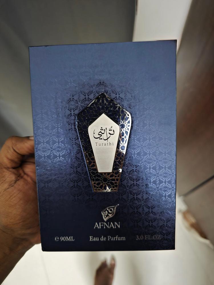 Afnan Turathi Blue Pour Homme Eau de Parfum for Men - Customer Photo From Srinath D