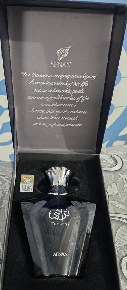 Afnan Turathi Blue Pour Homme Eau de Parfum for Men - Customer Photo From Kshitiz Mathur