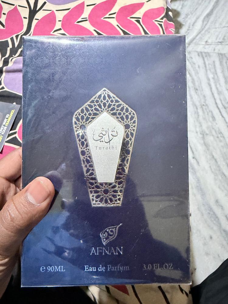 Afnan Turathi Blue Pour Homme Eau de Parfum for Men - Customer Photo From Thejaswaroop