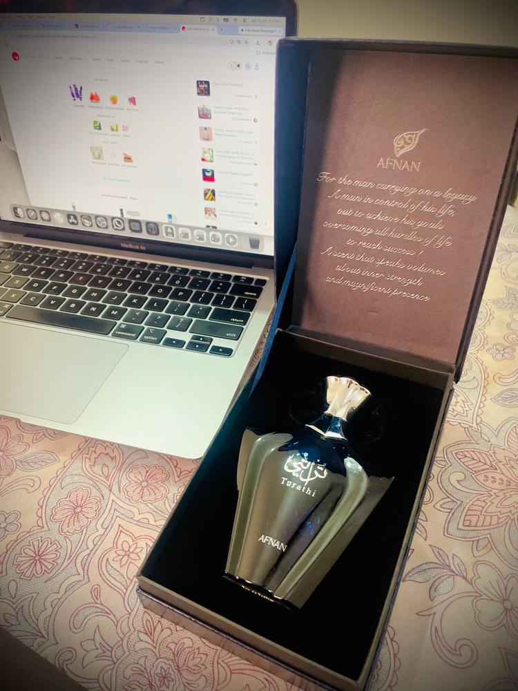 Afnan Turathi Blue Pour Homme Eau de Parfum for Men - Customer Photo From Saksham Mor