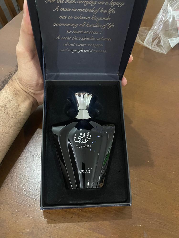 Afnan Turathi Blue Pour Homme Eau de Parfum for Men - Customer Photo From Harman Singh Saluja