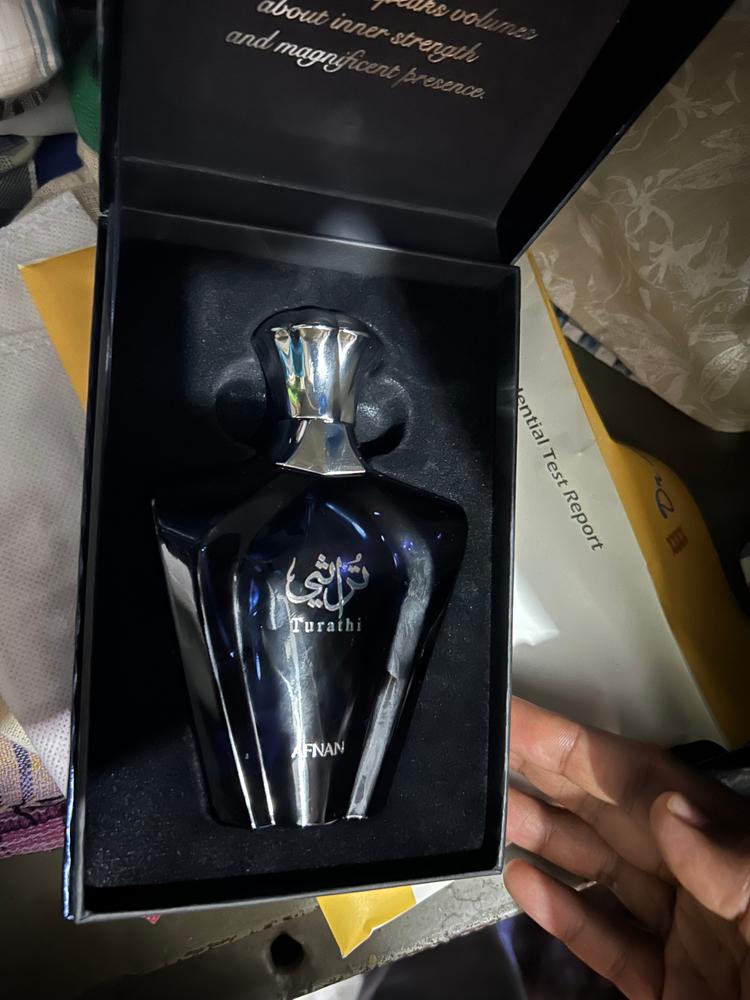 Afnan Turathi Blue Pour Homme Eau de Parfum for Men - Customer Photo From Durga Dass