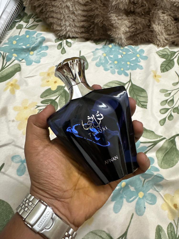 Afnan Turathi Blue Pour Homme Eau de Parfum for Men - Customer Photo From M.Chetan