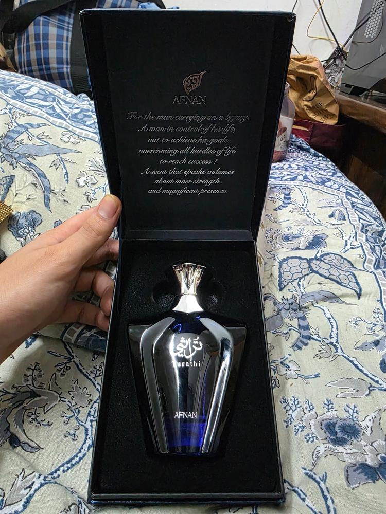 Afnan Turathi Blue Pour Homme Eau de Parfum for Men - Customer Photo From Deepak