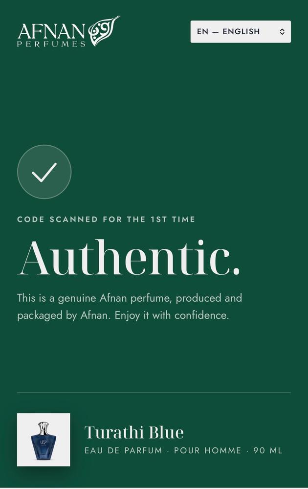 Afnan Turathi Blue Pour Homme Eau de Parfum for Men - Customer Photo From SAJITH RAM MOHAN