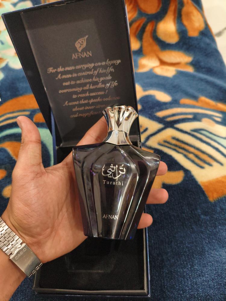 Afnan Turathi Blue Pour Homme Eau de Parfum for Men - Customer Photo From Akshit Bhardwaj