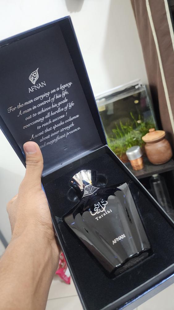 Afnan Turathi Blue Pour Homme Eau de Parfum for Men - Customer Photo From Yash Karanjkar