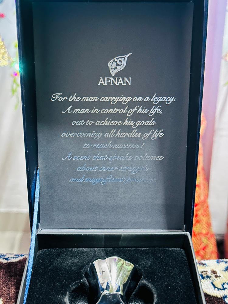 Afnan Turathi Blue Pour Homme Eau de Parfum for Men - Customer Photo From SAJITH RAM MOHAN
