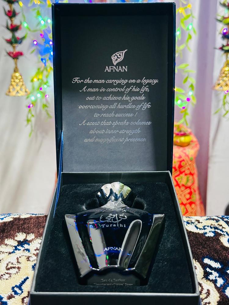 Afnan Turathi Blue Pour Homme Eau de Parfum for Men - Customer Photo From SAJITH RAM MOHAN