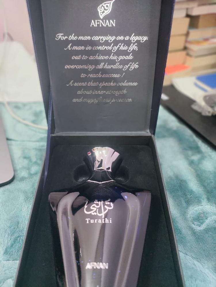 Afnan Turathi Blue Pour Homme Eau de Parfum for Men - Customer Photo From Abhishek