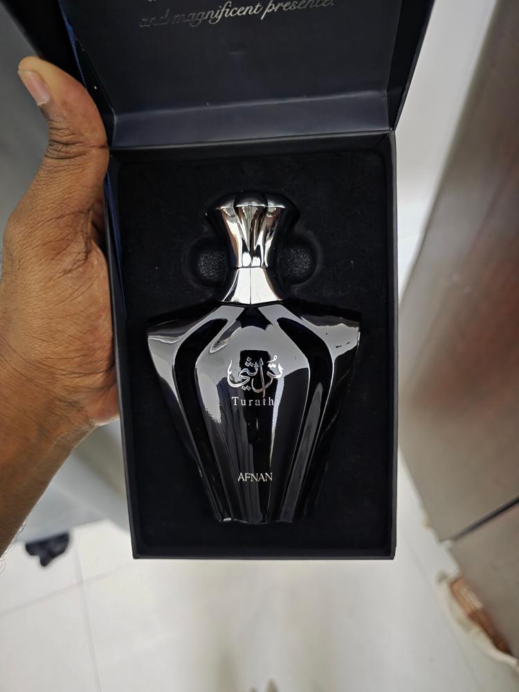 Afnan Turathi Blue Pour Homme Eau de Parfum for Men - Customer Photo From Srinath D
