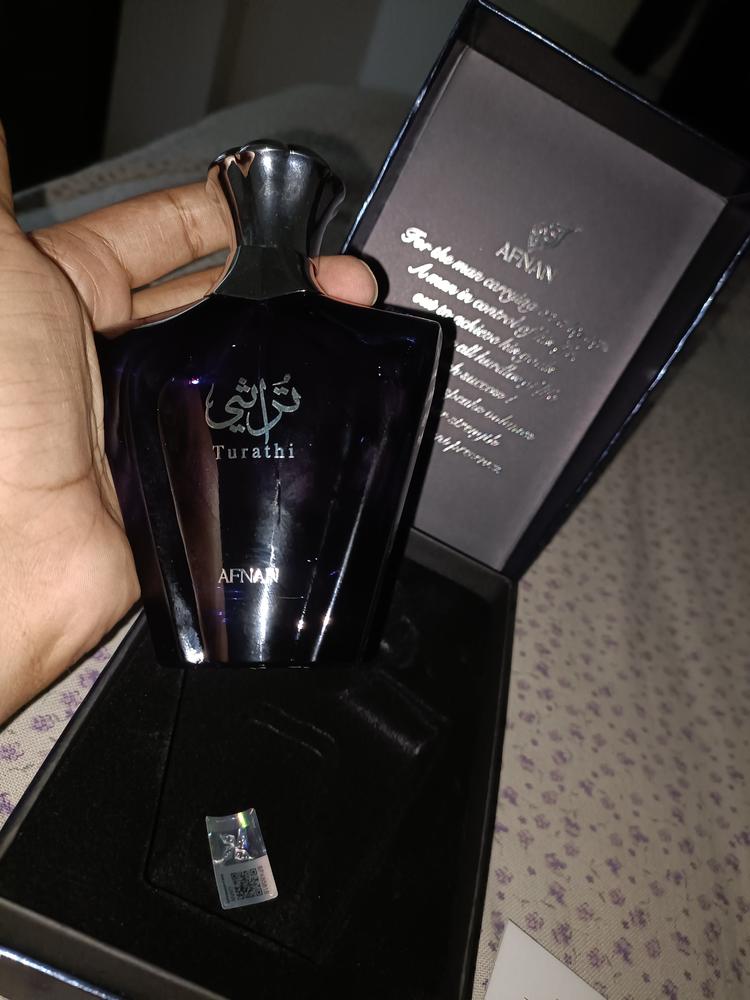 Afnan Turathi Blue Pour Homme Eau de Parfum for Men - Customer Photo From Saif Ali