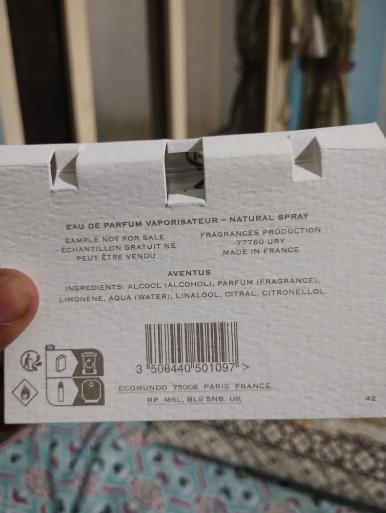 Creed Aventus Sample - Customer Photo From Karthickram