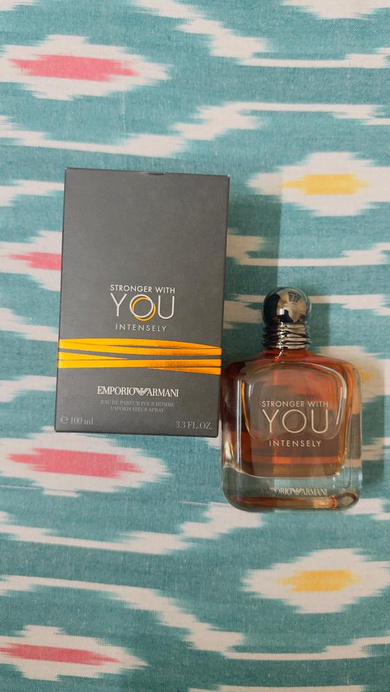 Emporio Armani Stronger With You Intensely Eau de Parfum for Men - Customer Photo From Aditya Varma