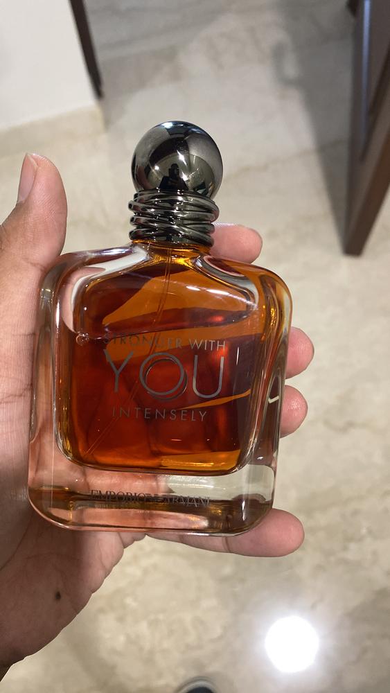 Emporio Armani Stronger With You Intensely Eau de Parfum for Men - Customer Photo From Samarth Rastogi