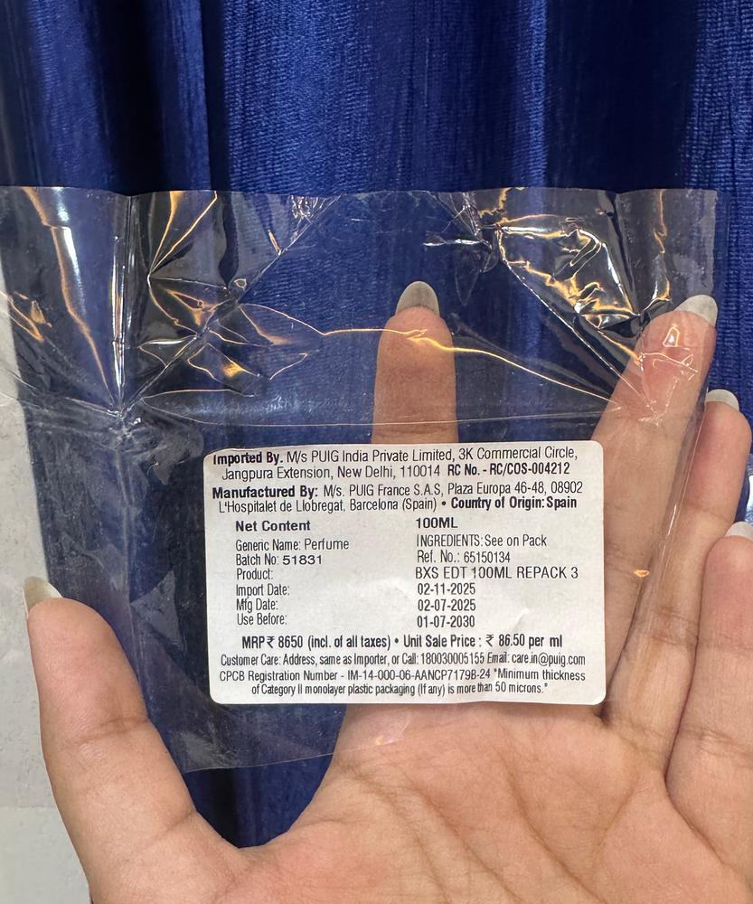 Paco Rabanne Black XS Eau de Toilette for Men - Customer Photo From Aakash