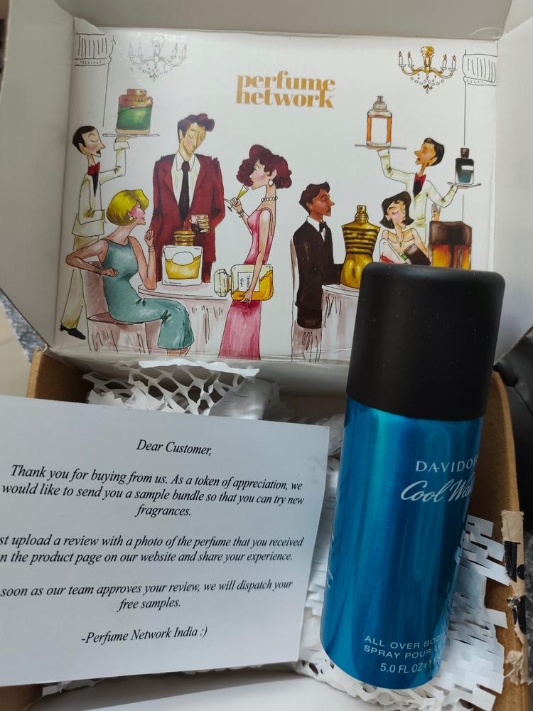 Davidoff Cool Water Body Spray for Men - Customer Photo From Mayur Mahajan