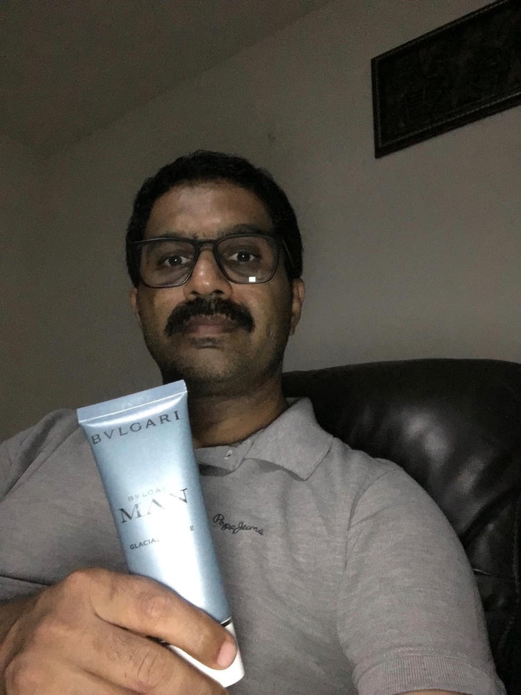Bvlgari Man Glacial Essence After Shave Balm for Men - Customer Photo From Ponnappa Uthaiah