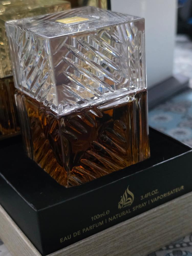 Lattafa Khamrah Eau de Parfum for Men - Customer Photo From Humayun Khan