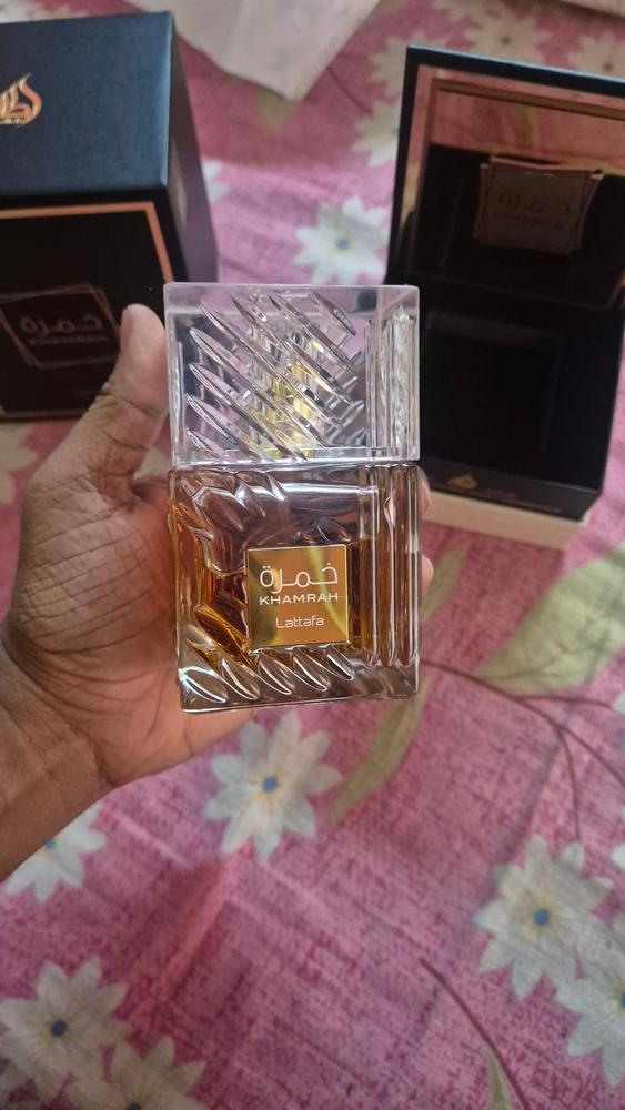 Lattafa Khamrah Eau de Parfum for Men - Customer Photo From Samrat Paul