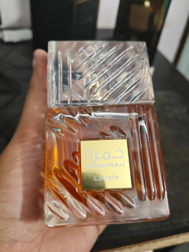 Lattafa Khamrah Eau de Parfum for Men - Customer Photo From Syed Shiraz