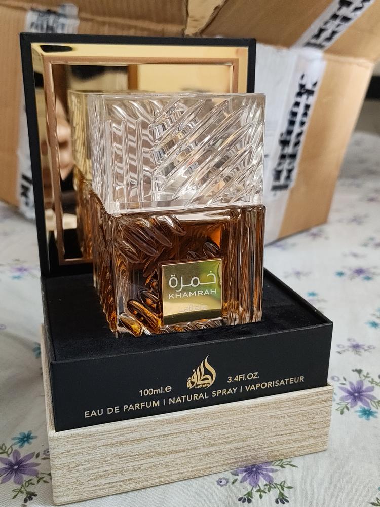 Lattafa Khamrah Eau de Parfum for Men - Customer Photo From Dipan Sarkar