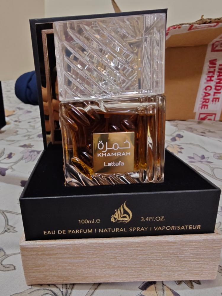 Lattafa Khamrah Eau de Parfum for Men - Customer Photo From Mohd Faiz