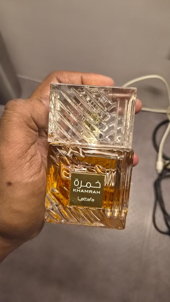 Lattafa Khamrah Eau de Parfum for Men - Customer Photo From Ritam Bhattacharya