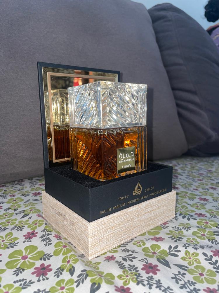 Lattafa Khamrah Eau de Parfum for Men - Customer Photo From Amaan Shaikh