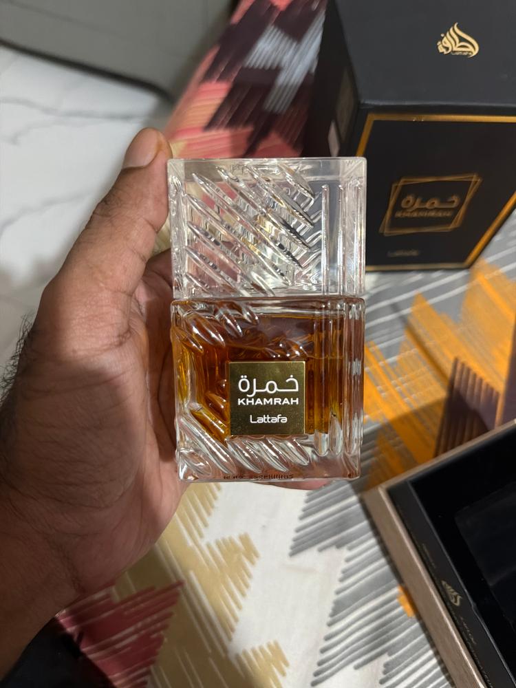 Lattafa Khamrah Eau de Parfum for Men - Customer Photo From Rajvardhan Powar