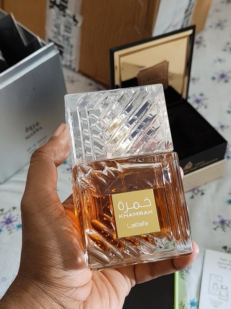 Lattafa Khamrah Eau de Parfum for Men - Customer Photo From Dipan Sarkar