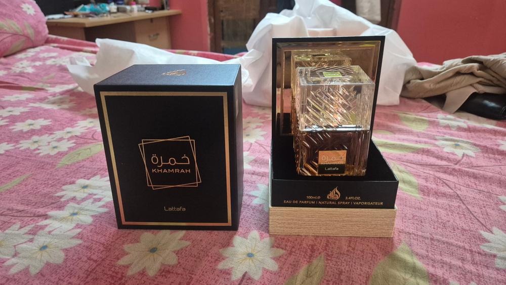Lattafa Khamrah Eau de Parfum for Men - Customer Photo From Samrat Paul