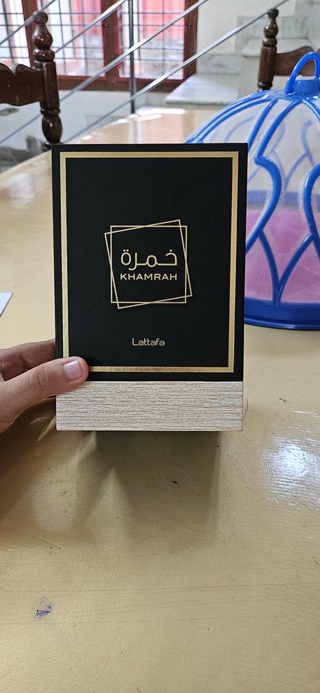 Lattafa Khamrah Eau de Parfum for Men - Customer Photo From Lalichan