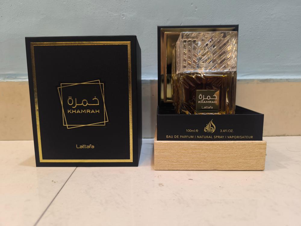 Lattafa Khamrah Eau de Parfum for Men - Customer Photo From Pulkit Jain