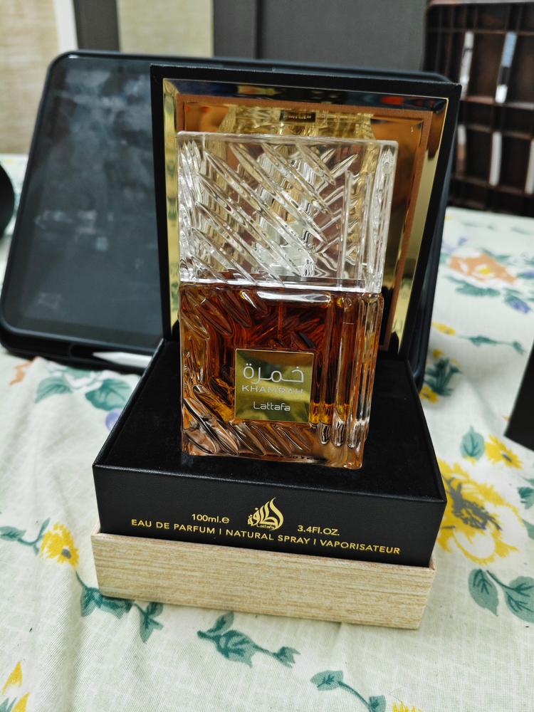 Lattafa Khamrah Eau de Parfum for Men - Customer Photo From Jeyabalaji