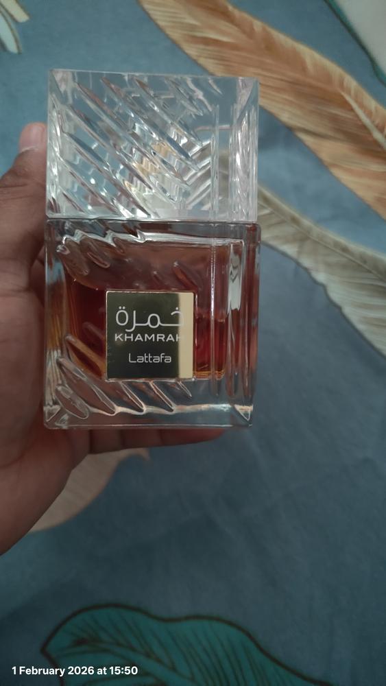 Lattafa Khamrah Eau de Parfum for Men - Customer Photo From Shourya Negi 