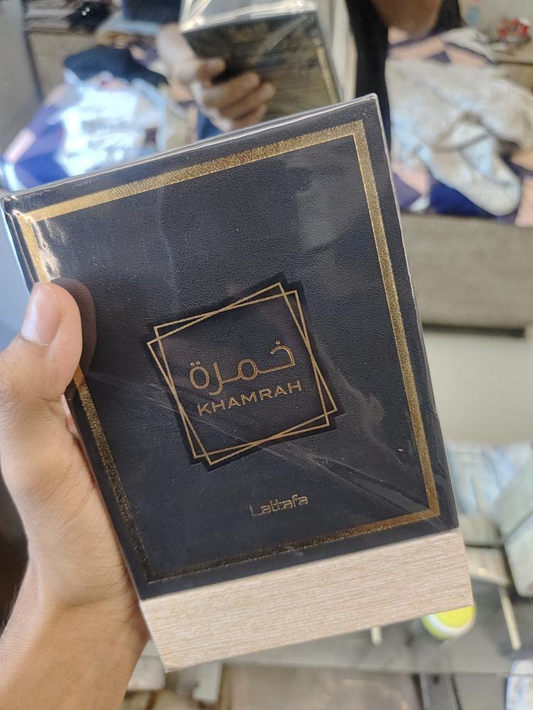 Lattafa Khamrah Eau de Parfum for Men - Customer Photo From Rayyan Shaikh