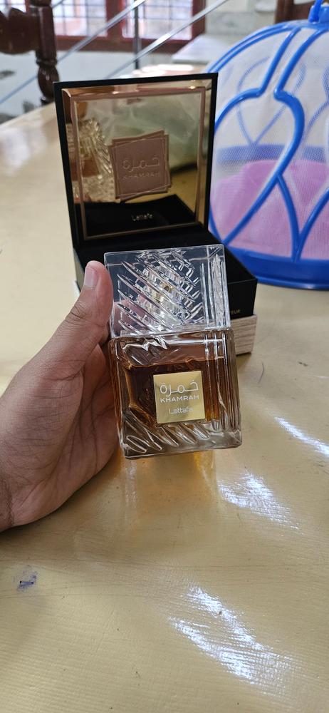 Lattafa Khamrah Eau de Parfum for Men - Customer Photo From Lalichan