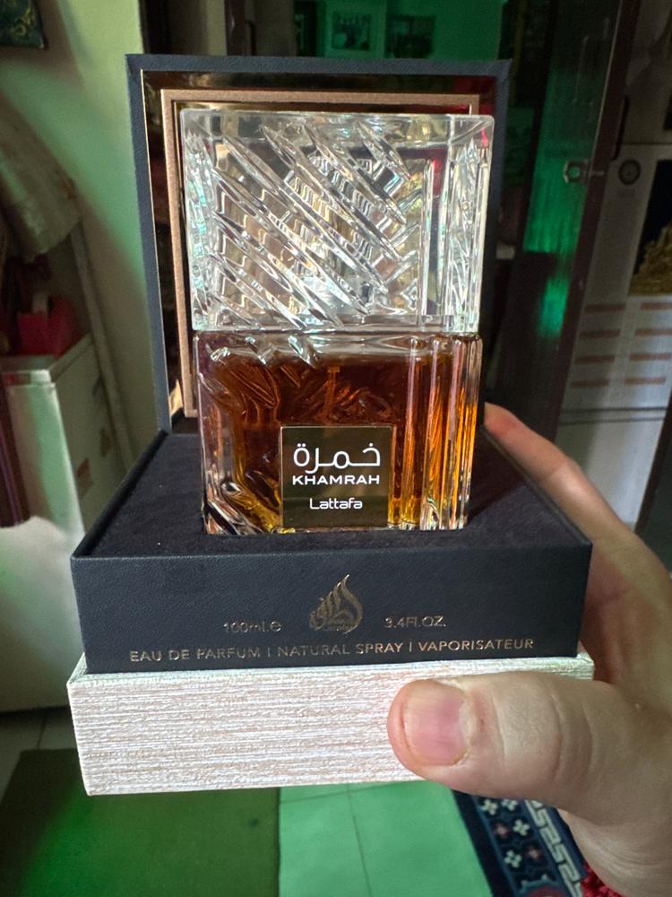 Lattafa Khamrah Eau de Parfum for Men - Customer Photo From Kalden