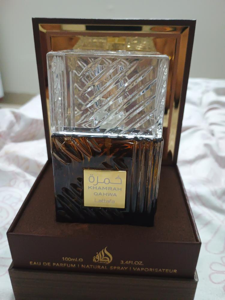 Lattafa Khamrah Eau de Parfum for Men - Customer Photo From Makarand Amberkar