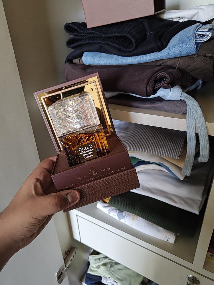 Lattafa Khamrah Eau de Parfum for Men - Customer Photo From Ronak Sharda