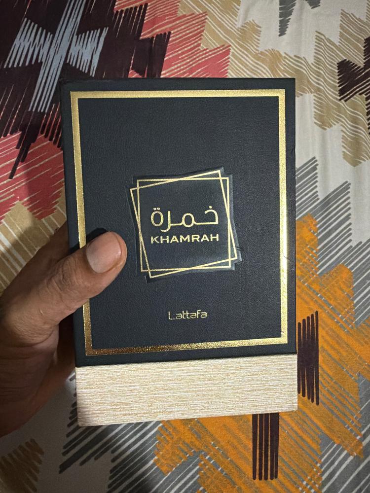 Lattafa Khamrah Eau de Parfum for Men - Customer Photo From Rajvardhan Powar