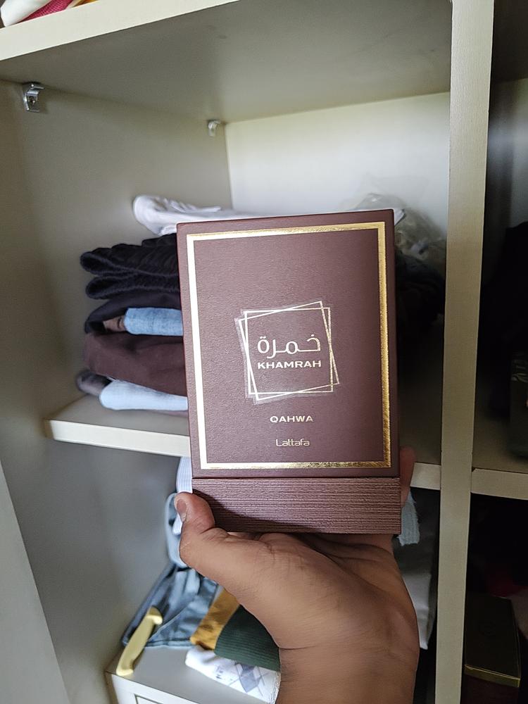 Lattafa Khamrah Eau de Parfum for Men - Customer Photo From Ronak Sharda