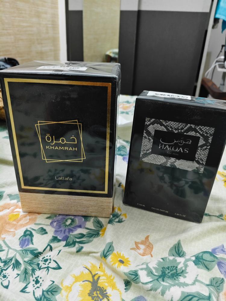 Lattafa Khamrah Eau de Parfum for Men - Customer Photo From Jeyabalaji
